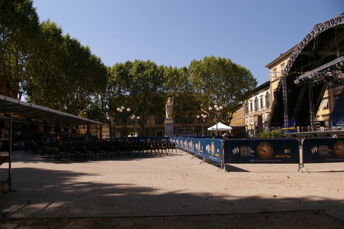 Set up for concert